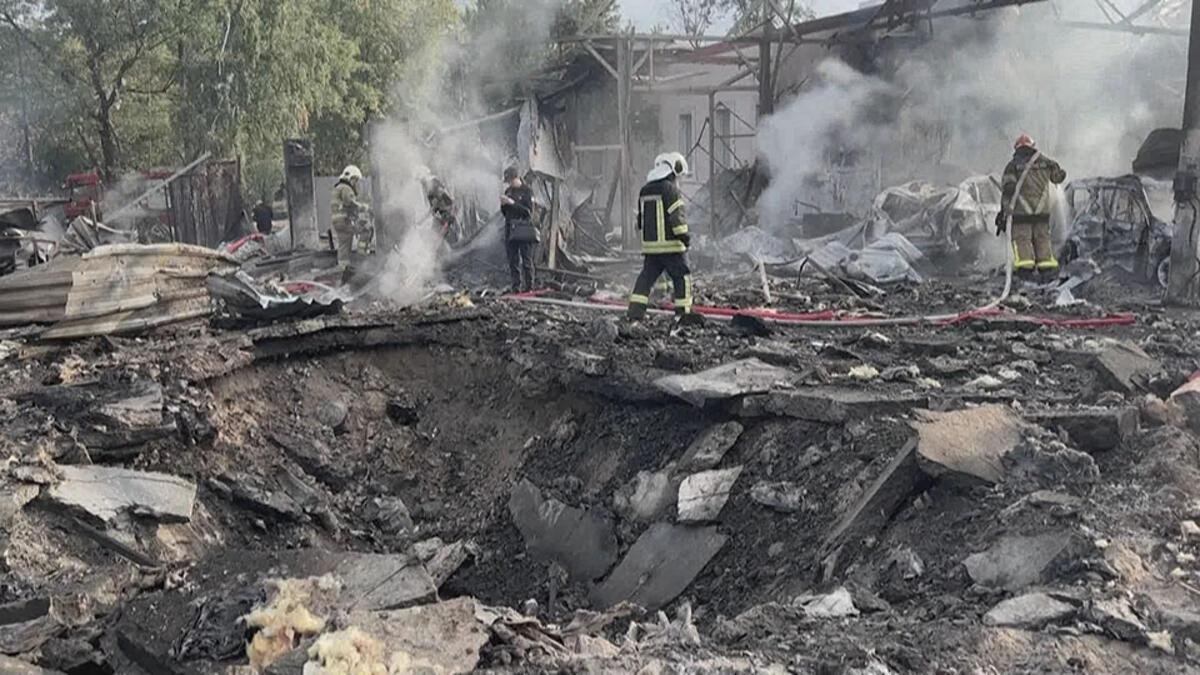 Rusya Ukrayna’ya füze yağdırdı: 2 ölü