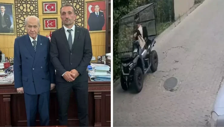 MHP’li başkanın öldürülme anı kamerada! Silahı çekip peş peşe ateş etmiş