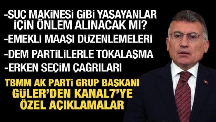 AK Parti Grup Başkanı Abdullah Güler’den Başkent Kulisi’nde önemli açıklamalar