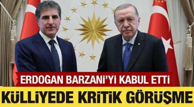 Cumhurbaşkanı Erdoğan, Barzani’yi kabul etti