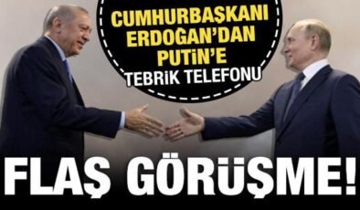 Cumhurbaşkanı Erdoğan, Putin ile telefon görüşmesi gerçekleştirdi