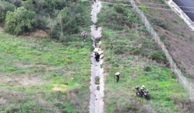 İstanbul'da motosikletliler ile polis ekiplerinin kovalamacası kamerada