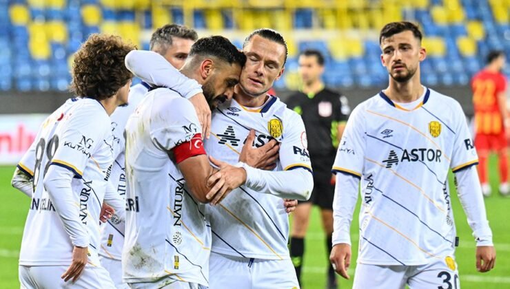 MKE Ankaragücü 3 golle kazandı