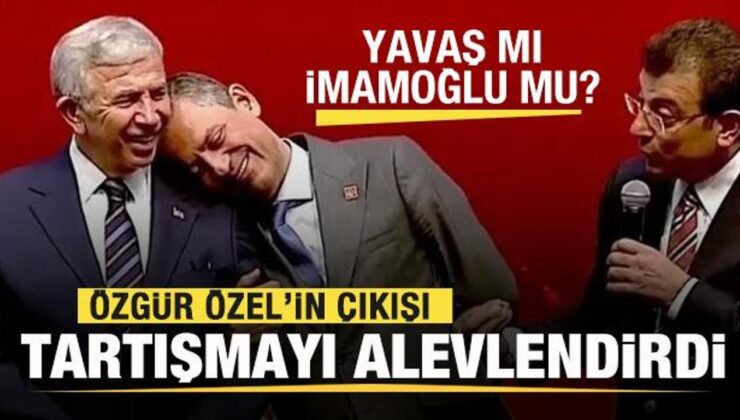 Özgür Özel’in çıkışı tartışmaları alevlendirdi! Mansur Yavaş mı Ekrem İmamoğlu mu?