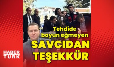 Savcı Yavuz Engin’den teşekkür