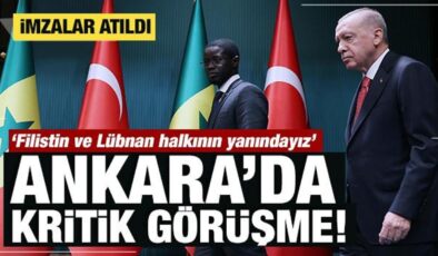 Senegal Cumhurbaşkanı Ankara’da: Erdoğan’dan önemli açıklamalar