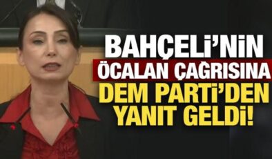 Son Dakika: Bahçeli’nin Öcalan çağrısına DEM Parti’den yanıt geldi!