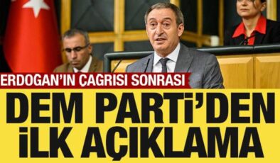 Son Dakika: DEM Parti’den Cumhurbaşkanı Erdoğan’ın çağrısı sonrası ilk açıklama