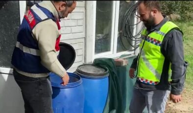 Tekirdağ’da bağ evinde 558 litre sahte içki ele geçirildi, 1 gözaltı – Güncel haberler