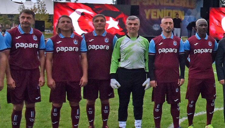 Trabzon'da "Efsanelerle Yeniden Futbol Turnuvası" başladı