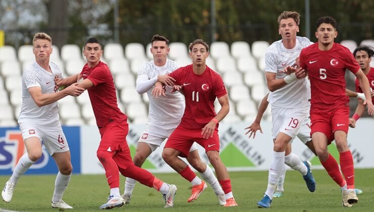 U20 Milli Takımı, Polonya'ya 4 golle mağlup oldu