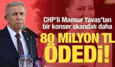 Mansur Yavaş’tan bir konser skandalı daha: 80 milyon TL ödedi!