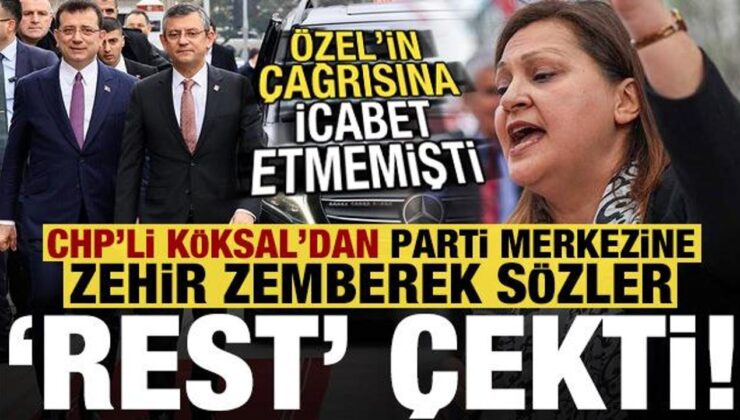 Özel’in ‘Esenyurt’ çağrısına icabet etmeyen CHP’li Köksal’dan zehir zemberek açıklama!