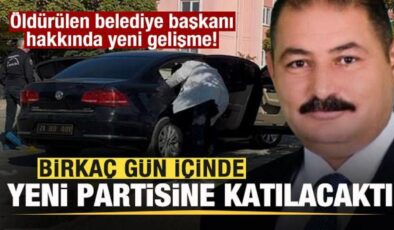 Saldırıda öldürülen belediye başkanı birkaç gün içinde yeni partisine katılacaktı