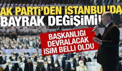 AK Parti İstanbul İl Başkanlığında bayrak değişimi