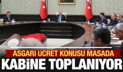 Kabine toplanıyor! Gündem asgari ücret ve Suriye