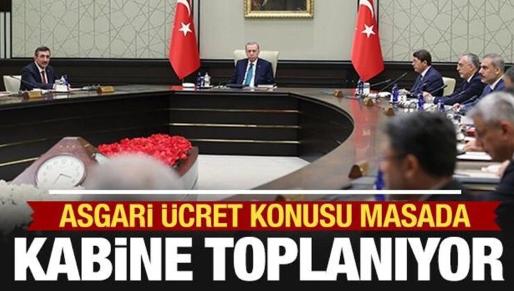 Kabine toplanıyor! Gündem asgari ücret ve Suriye