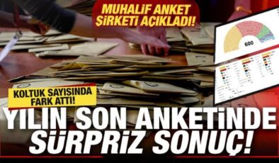 Muhalif anket şirketin son anketinde sürpriz sonuç! Koltuk sayısında fark attı