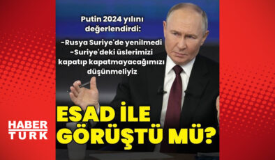 Rusya Devlet Başkanı Putin'den açıklama: Beşar Esad ile görüştü mü? | Dış Haberler