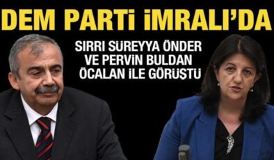 Son Dakika: Sırrı Süreyya Önder ve Pervin Buldan İmralı’da