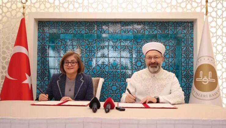 Diyanet ve Gaziantep Büyükşehir Belediyesi’nden Eğitim İşbirliği Protokolü